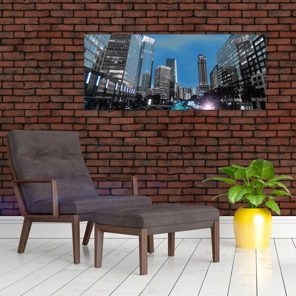 Slika noćnog grada (120x50 cm)