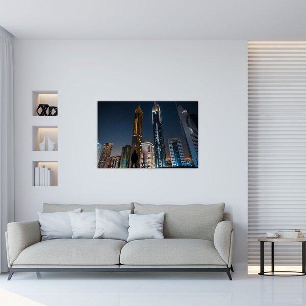 Slika noćnog grada (90x60 cm)