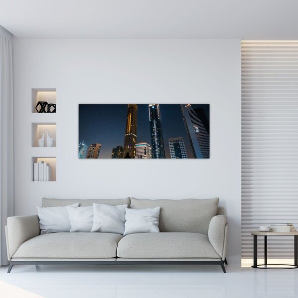 Slika noćnog grada (120x50 cm)