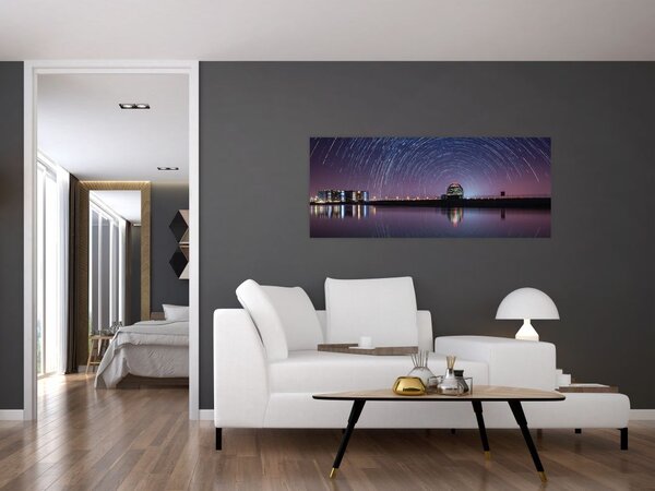 Slika noćnog neba sa zvijezdama (120x50 cm)