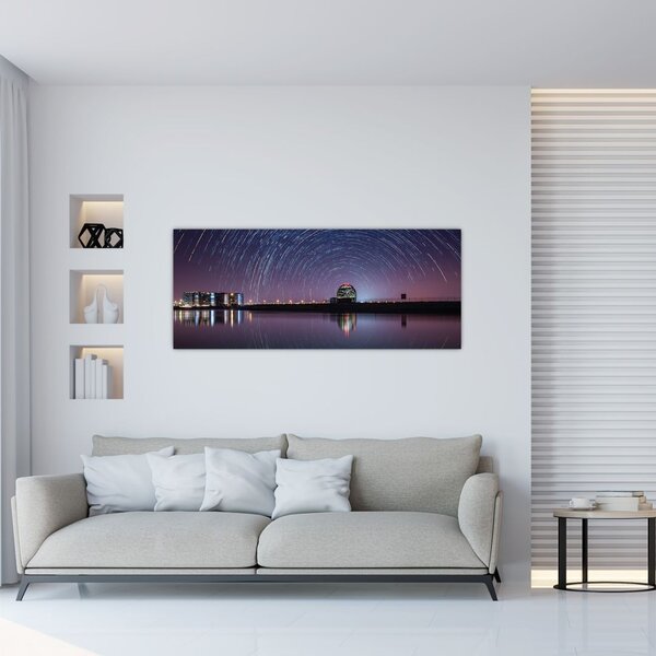 Slika noćnog neba sa zvijezdama (120x50 cm)