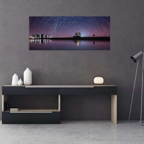 Slika noćnog neba sa zvijezdama (120x50 cm)