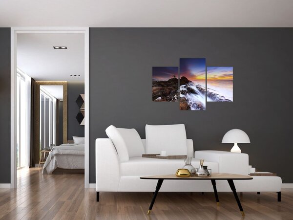 Slika planine u magli (90x60 cm)