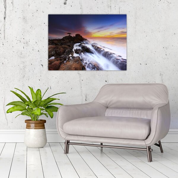 Slika planine u magli (70x50 cm)