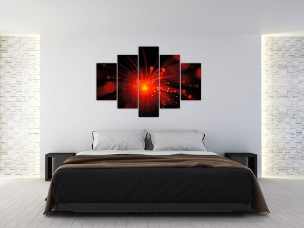 Slika iskrenje apstrakcije (150x105 cm)