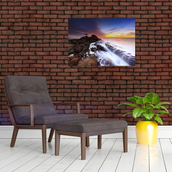 Slika planine u magli (70x50 cm)