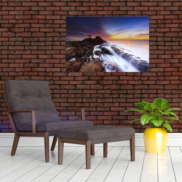 Slika planine u magli (90x60 cm)