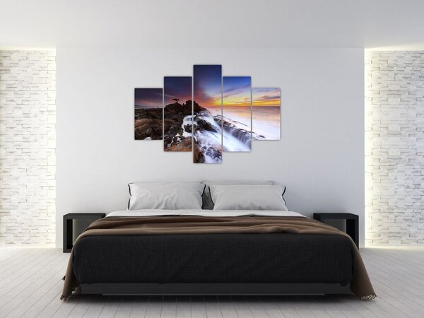 Slika planine u magli (150x105 cm)