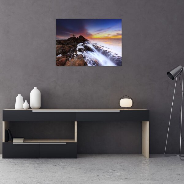 Slika planine u magli (70x50 cm)