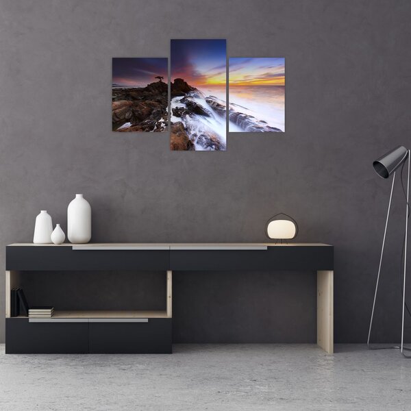 Slika planine u magli (90x60 cm)