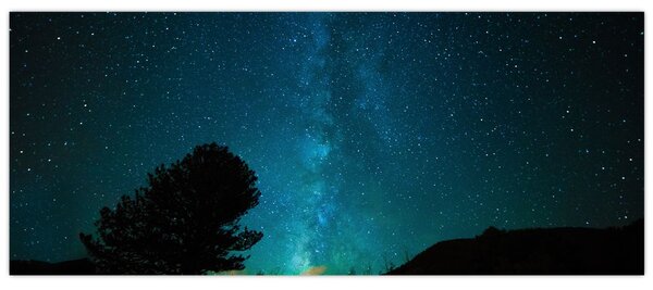 Slika noćnog neba sa zvijezdama (120x50 cm)