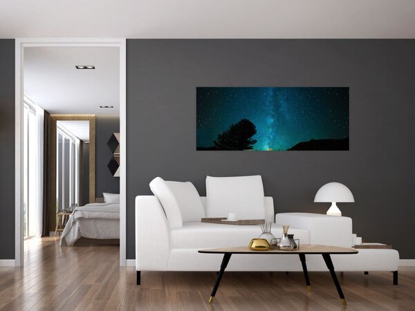 Slika noćnog neba sa zvijezdama (120x50 cm)