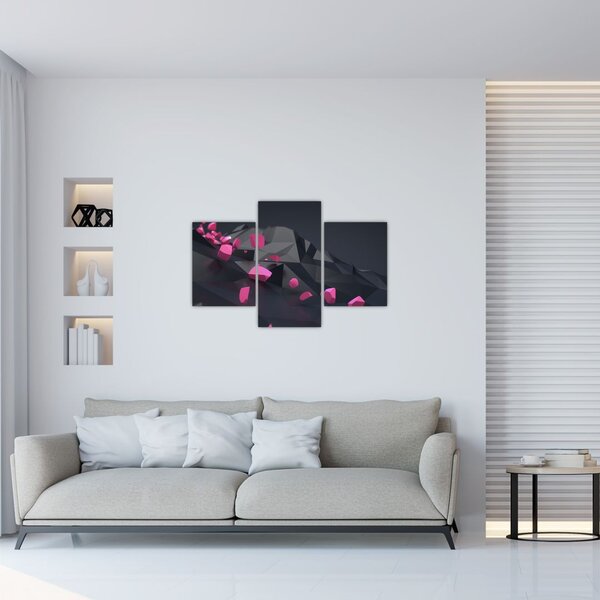 3D apstraktna slika (90x60 cm)