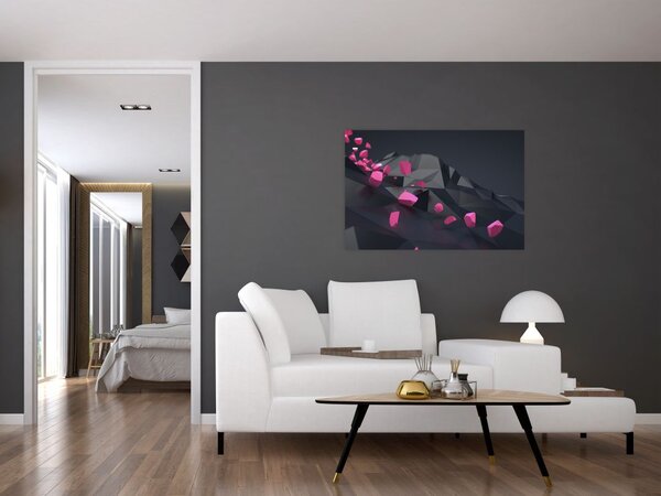 3D apstraktna slika (90x60 cm)