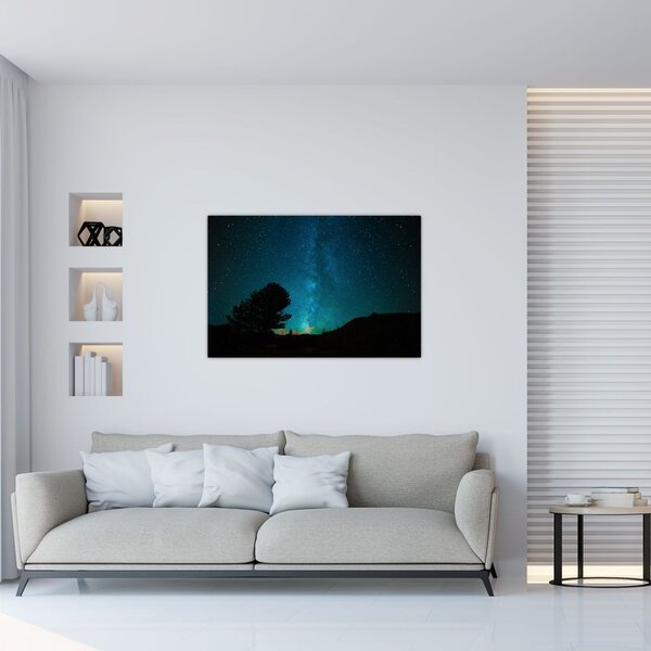 Slika noćnog neba sa zvijezdama (90x60 cm)