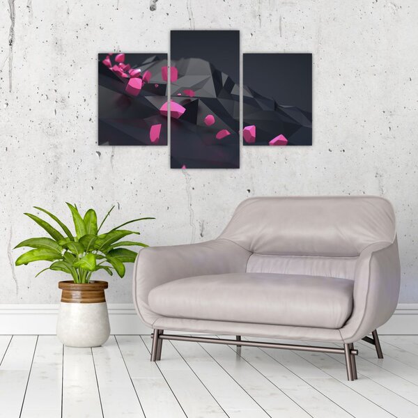 3D apstraktna slika (90x60 cm)