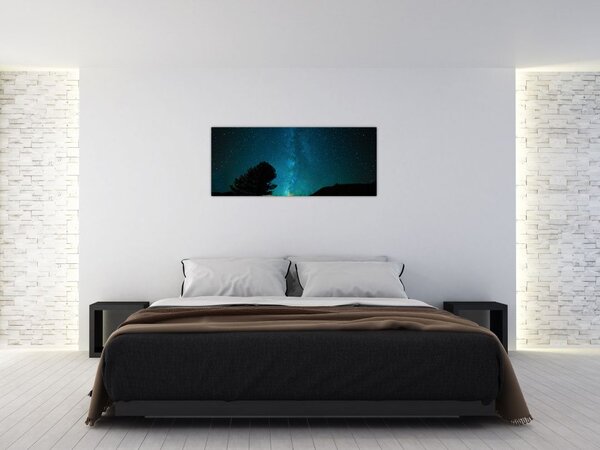 Slika noćnog neba sa zvijezdama (120x50 cm)