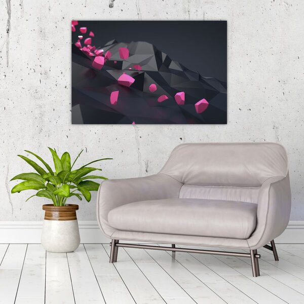 3D apstraktna slika (90x60 cm)