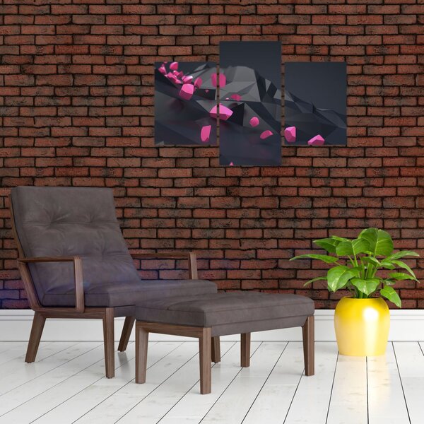 3D apstraktna slika (90x60 cm)