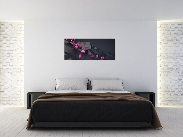 3D apstraktna slika (120x50 cm)