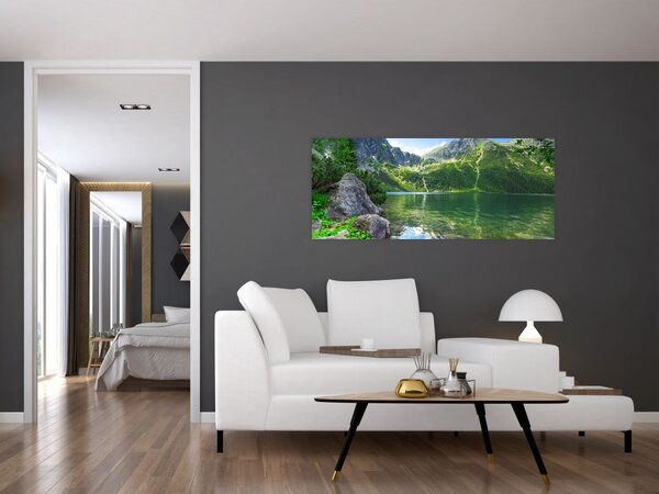 Slika jezera u Tatrama (120x50 cm)