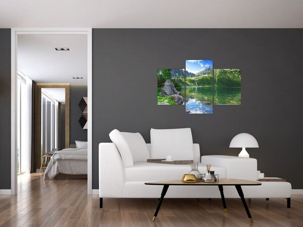 Slika jezera u Tatrama (90x60 cm)