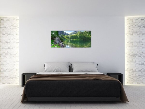 Slika jezera u Tatrama (120x50 cm)