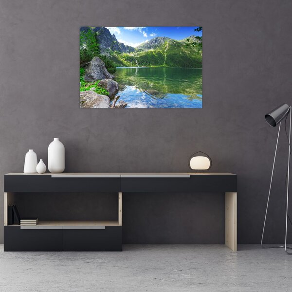 Slika jezera u Tatrama (90x60 cm)