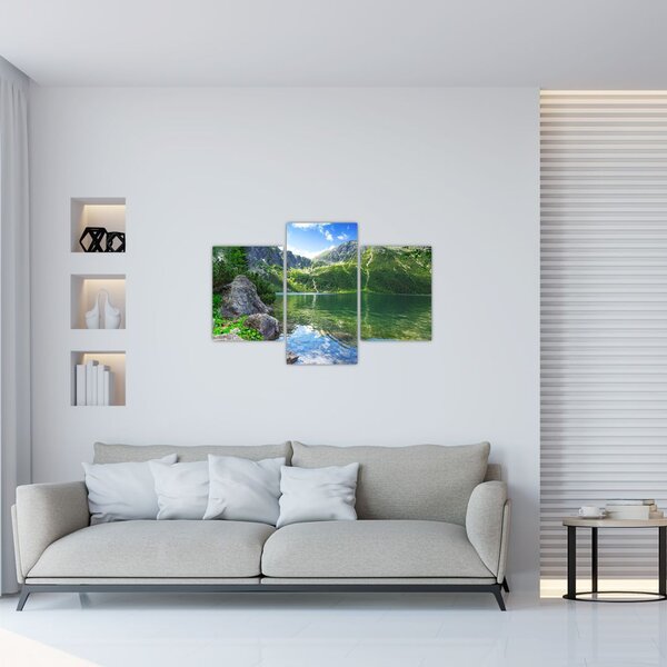 Slika jezera u Tatrama (90x60 cm)