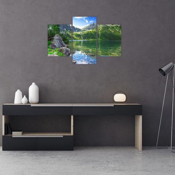 Slika jezera u Tatrama (90x60 cm)