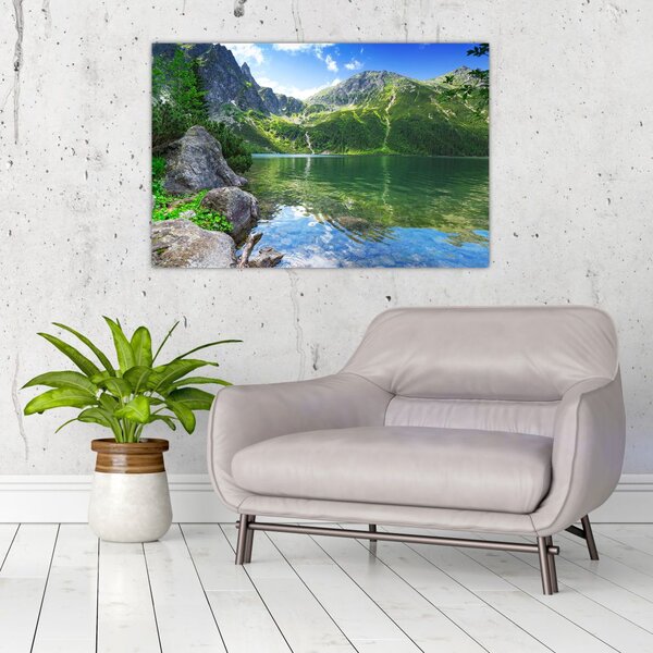Slika jezera u Tatrama (90x60 cm)