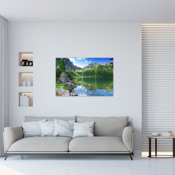 Slika jezera u Tatrama (90x60 cm)