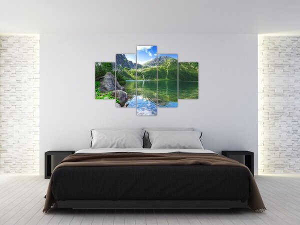 Slika jezera u Tatrama (150x105 cm)