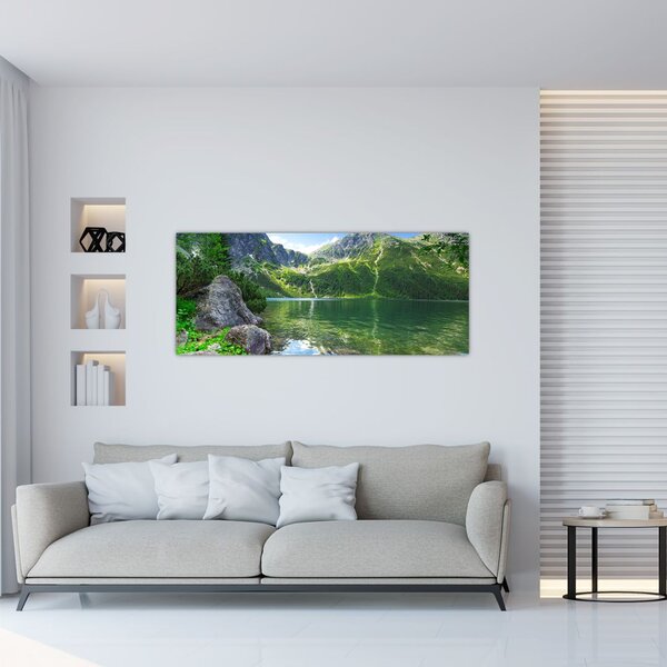 Slika jezera u Tatrama (120x50 cm)