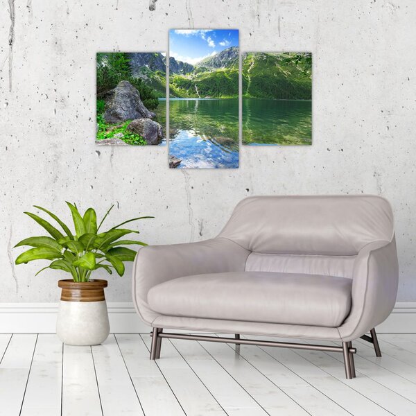 Slika jezera u Tatrama (90x60 cm)