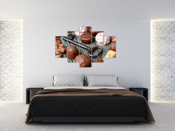 Slika čokolade i ključeva (150x105 cm)