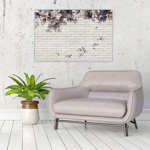 Slika zida s buketom (90x60 cm)