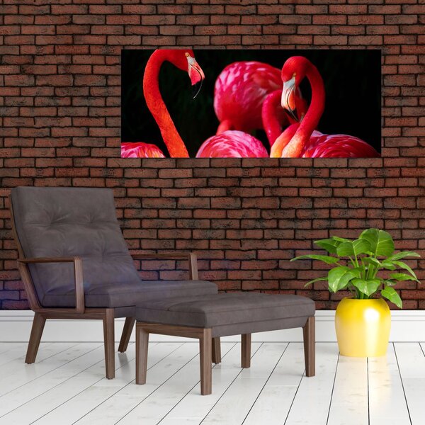 Slika crvenih flaminga (120x50 cm)