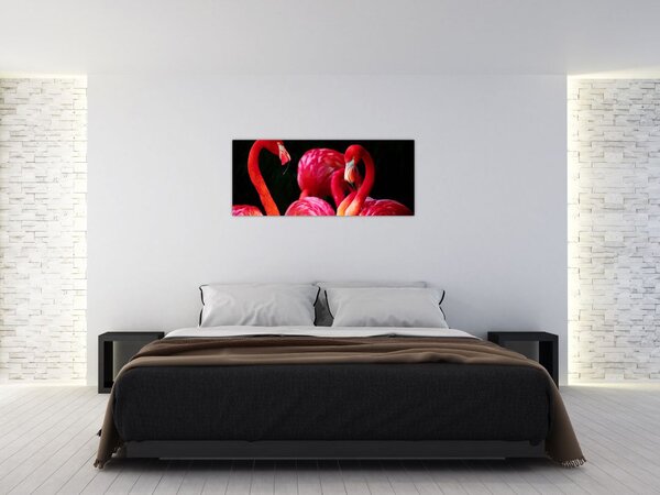 Slika crvenih flaminga (120x50 cm)