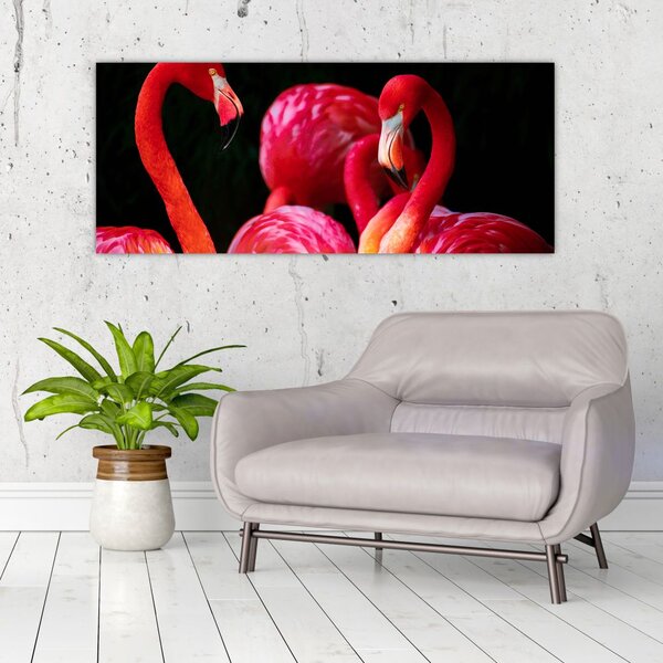 Slika crvenih flaminga (120x50 cm)
