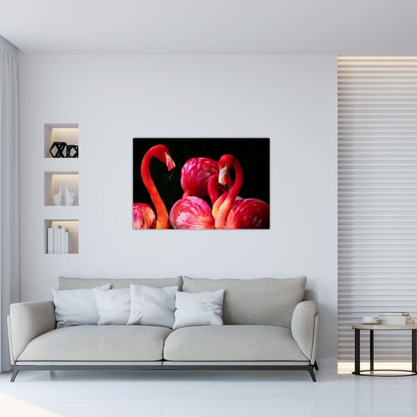Slika crvenih flaminga (90x60 cm)
