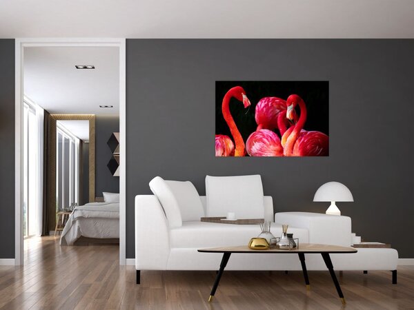 Slika crvenih flaminga (90x60 cm)