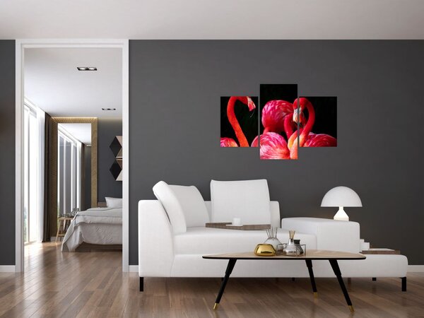 Slika crvenih flaminga (90x60 cm)