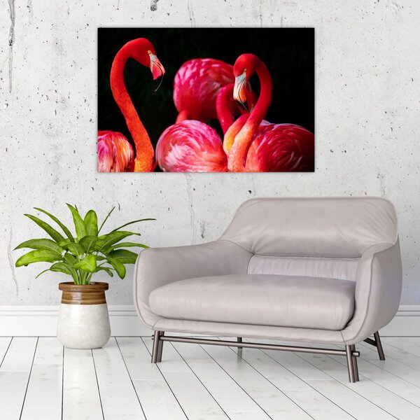 Slika crvenih flaminga (90x60 cm)
