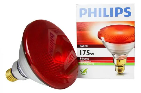 PAR38 PHILIPS Infracrvena grijača žarulja sa žarnom niti E27 IR 175W E27 Red 8711500600530