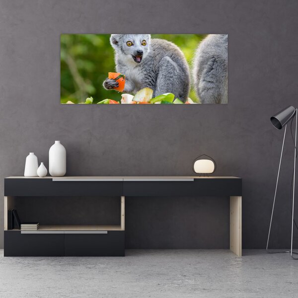 Slika lemura (120x50 cm)