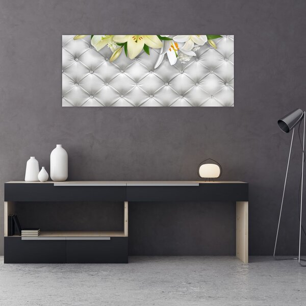 Slika cvjetova ljiljana (120x50 cm)