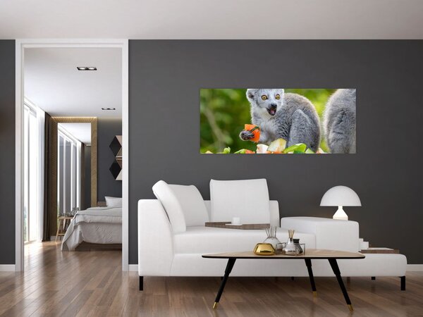 Slika lemura (120x50 cm)