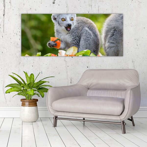 Slika lemura (120x50 cm)