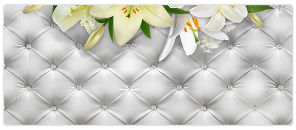 Slika cvjetova ljiljana (120x50 cm)